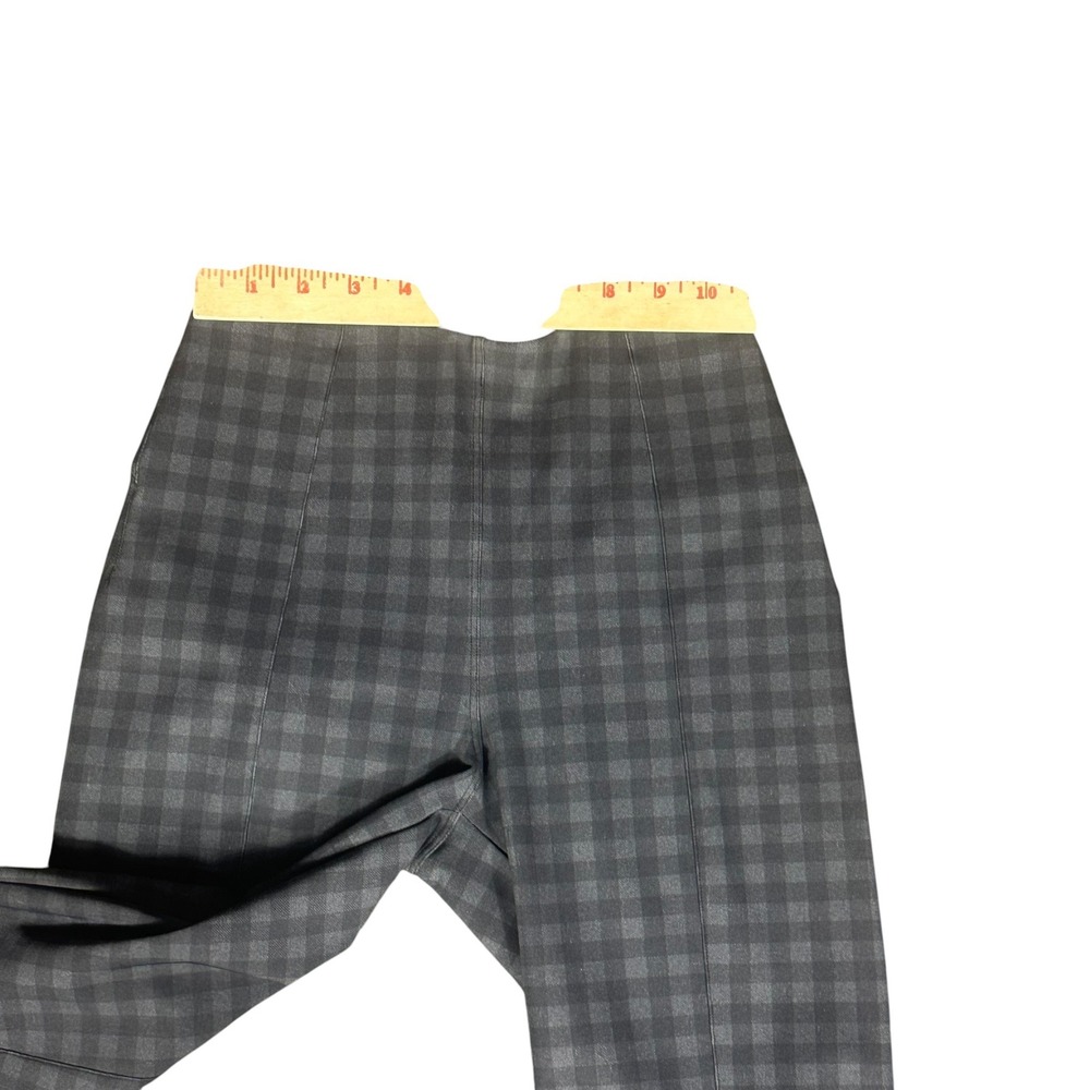 Lululemon Here to There Pants Women's 2 Grey Gingham High Rise Plaid 7/8 Tapered - Picture 9 of 9